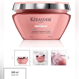 Kerastase Pink Chroma Absolu Hair Mask New in Box